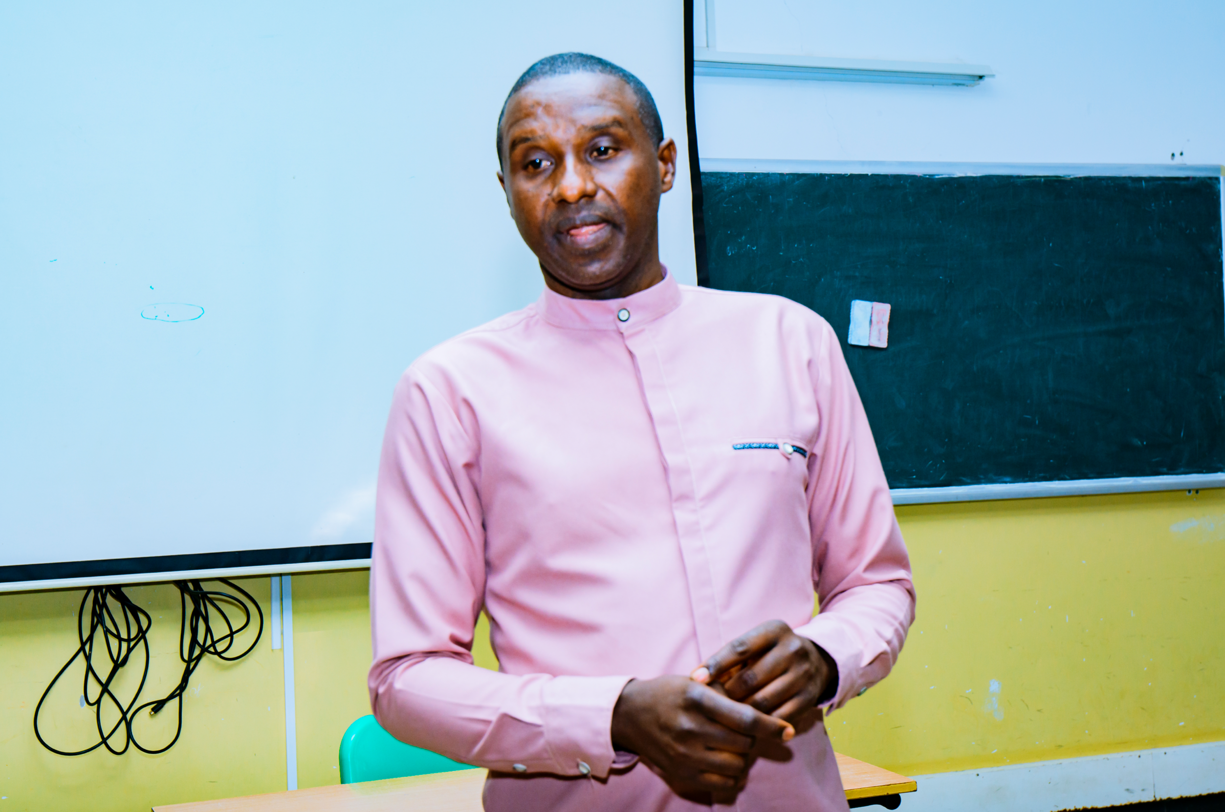 Jean Bosco Nshimiyimana and Jean Baptiste Mushimiyimana during facilitation of the training