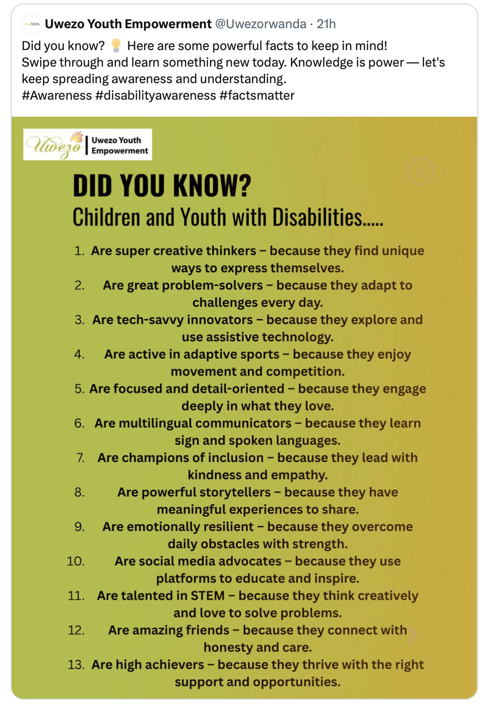 DID YOU KNOW?