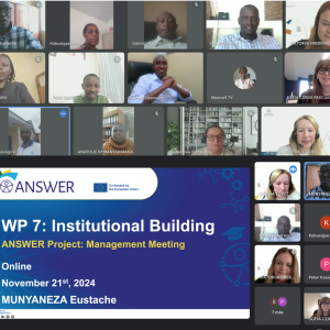 Group photo Virtual Management Meeting