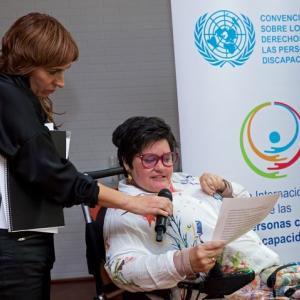 public reading of the Convention on the Rights of Persons with Disabilities