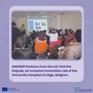 Visit to the CHU de Liège by ANSWER partners