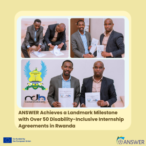 MoU signature between EAUR and the Nyagatare Diplomat Hotel