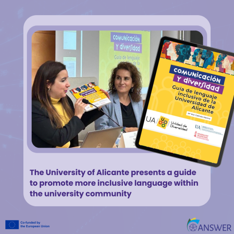 The UA presents a guide to promote inclusive language within the university community